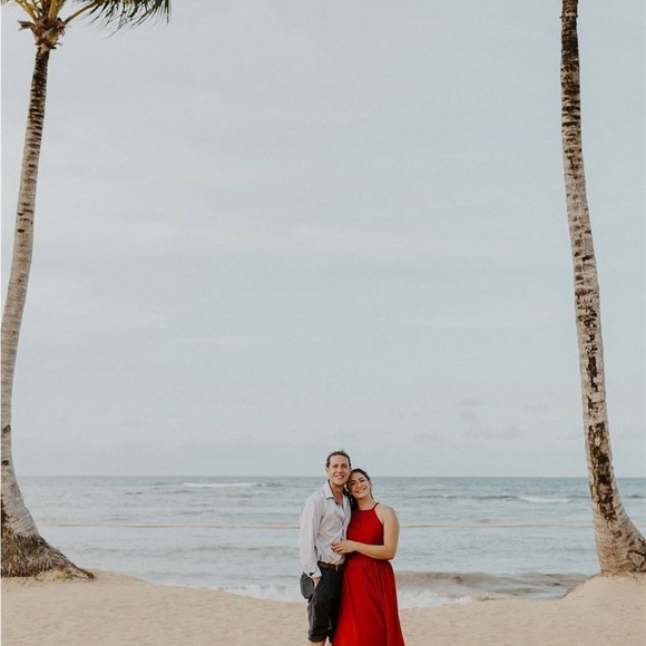 Ana Sophia Bridesmaid Dress burnt orange Size 16 - Picture 4 of 4